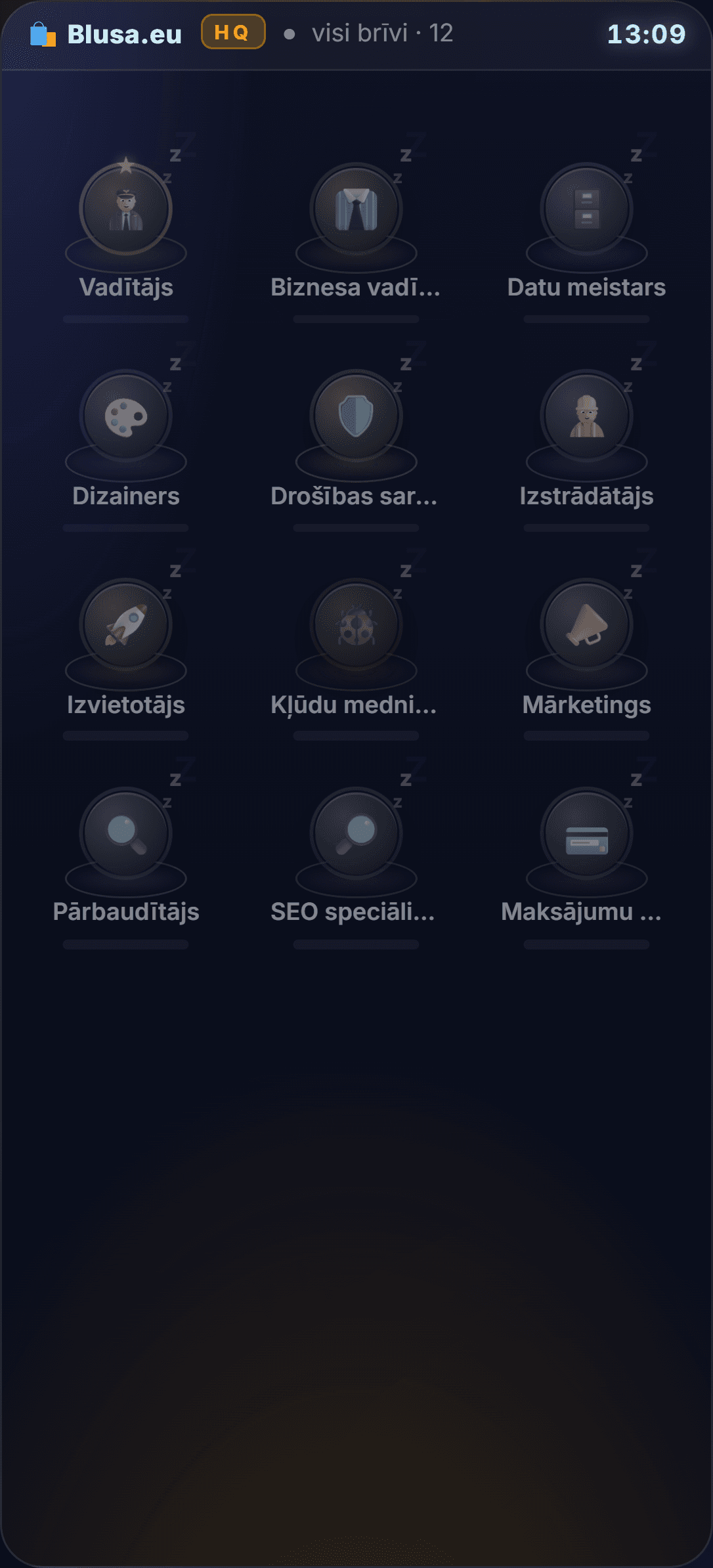 Project Centre on a phone